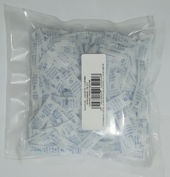 Pochłaniacz wilgoci żel krzemionkowy Silica Gel 250 x 2g Desiccant
