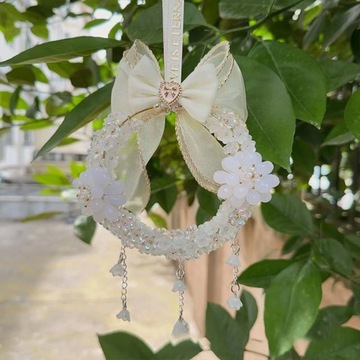 Samochód Lucky Flower Lustro Wsteczne Wiszące Dekoracje