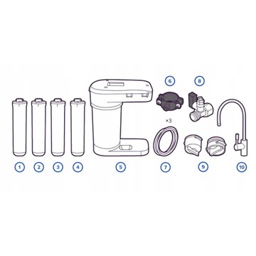 Осмосный фильтр для питьевой воды Аквафор Морион РО-101С