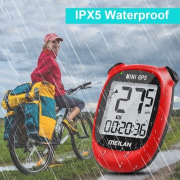 LICZNIK ROWEROWY KOMPUTER GPS PRĘDKOŚCIOMIERZ LCD