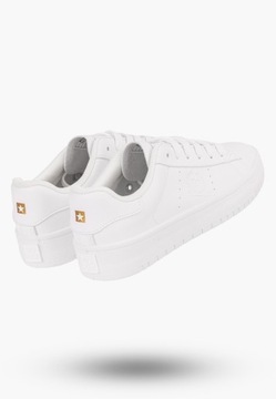 Женские кроссовки BIG STAR Белые спортивные туфли из экокожи, легкие удобные 40