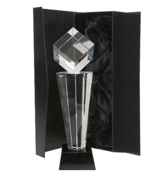 Trofeum szklane z etui