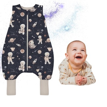 BABYSTEPS Śpiworek do Spania z Nogawkami ciepły zimowy 2,5 TOG roz. 86-98