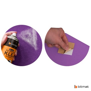 Звукоизоляционный коврик из акустической пены Вафли синусоидальные волны фиолетовый 50х50 2см