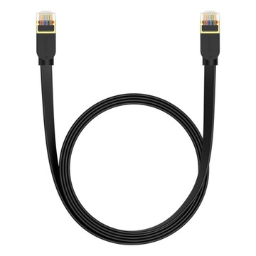 BASEUS SZYBKI KABEL SIECIOWY cat.7 10Gbps PRZEWÓD DO INTERNETU PŁASKI 2m