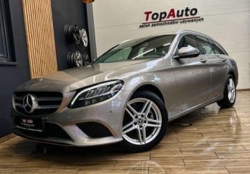 Mercedes Klasa C W205 Kombi Facelifting 2.0 220d 194KM 2019 Mercedes-Benz Klasa C lift AUTOMAT 195KM LED perfekcyjny navi kamera, zdjęcie 15