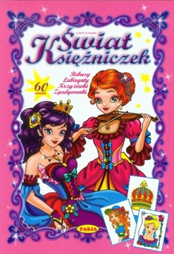 ŚWIAT KSIĘŻNICZEK. ŁAMIGŁÓWKI. NAKLEJKI.