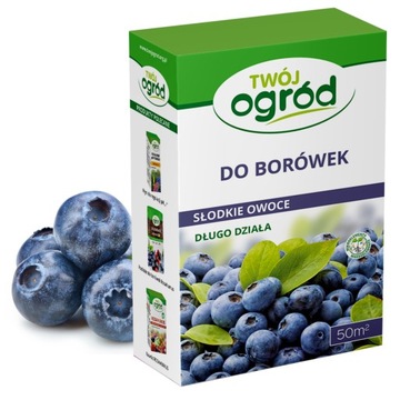 NAWÓZ DO BORÓWEK BORÓWKI 1KG GWARANTUJE OBFITE PLONY BOGATY SKŁAD NPK