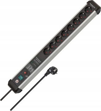 S37 Brennenstuhl Premium Protect-Line Listwa zasilająca 8-kierunkowa