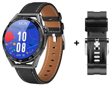 SMARTWATCH Męski zegarek menu PL rozmowy 2paski HD