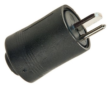 Wtyk głośnikowy na kabel DIN2 skręcany (0575a)
