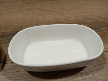 Масленка с ножом для масла, ХОМЛА, Фарфор, Белый, 9 x 16 см