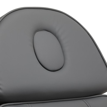 Fotel kosmetyczny elektryczny SILLON Lux 273b 3 silniki szary, szara podsta