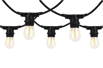 Oświetlenie 15m x15 E27 LED na płot altankę domek