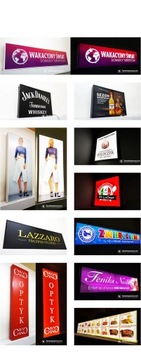 Рекламный светодиодный короб Budget Line 100х50см