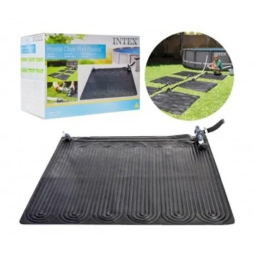 MATA SOLARNA SŁONECZNA PODGRZEWACZ WODY BASENOWEJ 120 CMx120 CM WYDAJNA