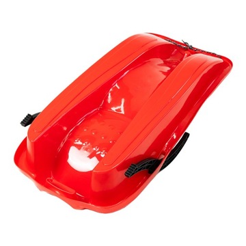 ДЕТСКИЕ САНКИ С ТОРМОЗОМ ПЛАСТИКОВАЯ ГОРКА SKIPPER RED