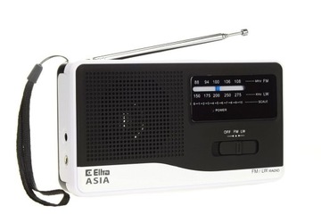 Przenośny Radioodbiornik ELTRA ASIA Białe FM LW
