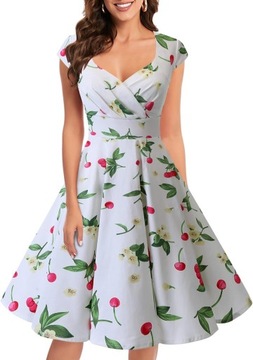 Женские распашные платья в стиле 1950-х, коктейльные платья.