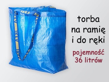 IKEA FRAKTA TORBA poj. 36 litrów, wygodna, mocna
