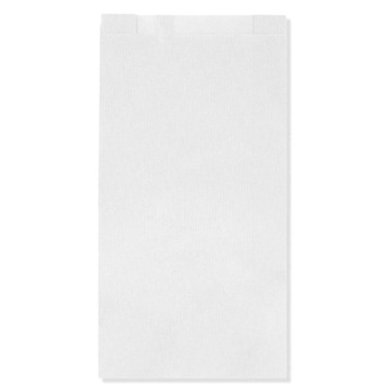 TOREBKI fałdowe papierowe 12x21x5 białe 100 szt