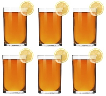 6 прямых чайных стаканов 250 мл БЕЙСИК КРОСНО