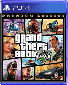GRAND THEFT AUTO V EDYCJA PREMIUM GTA 5 PL - PS4 - NOWA - FOLIA - PUDEŁKOWA