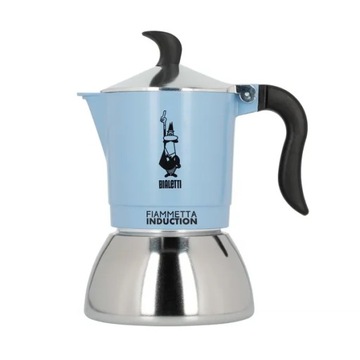 Kawiarka Bialetti Primavera Fiammetta 4tz Błękitna