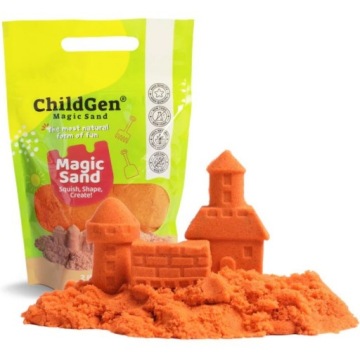 Пісок кінетичний ChildGen 907 г помаранчевий