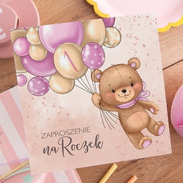 ПРИГЛАШЕНИЯ на день рождения девушке, 10 штук + конверты