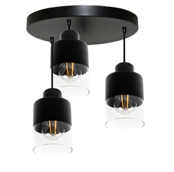 ŻYRANDOL LAMPA WISZĄCA SUFITOWA NAD STÓŁ KLOSZE