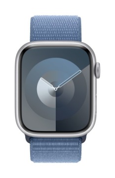Умные часы APPLE Watch 9 с GPS, 45 мм, серебристый