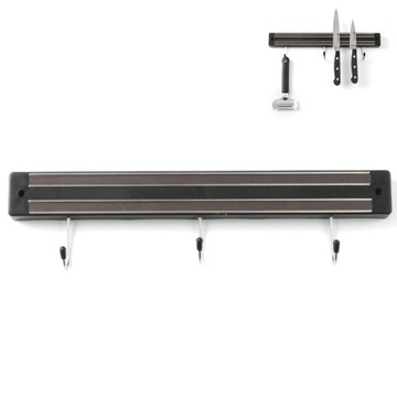 Listwa Magnetyczna Na Noże Z Haczykami Hendi 300mm