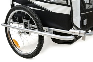 ВЕЛОСИПЕДНЫЙ ПРИЦЕП PRO 3в1, ПОДВЕСНОЙ + РЕМЕНЬ СВЕТОДИОДНОЙ ОСВЕЩЕНИЯ ДЛЯ 2 ЧЕЛОВЕК