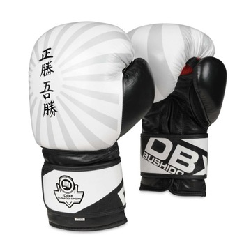 Rękawice bokserskie sparringowe BUSHIDO skóra JAPAN 12 oz