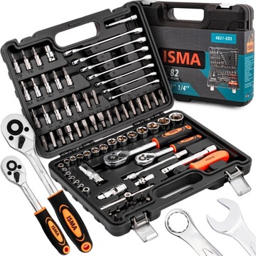 НАБОР ИНСТРУМЕНТОВ КОМБИНИРОВАННЫЕ КЛЮЧИ ТОРЦЕВЫЕ ОТВЕРТКИ НАСАДКИ 1/4