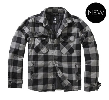 Kurtka Brandit Lumberjacket black/charcoal 3XL