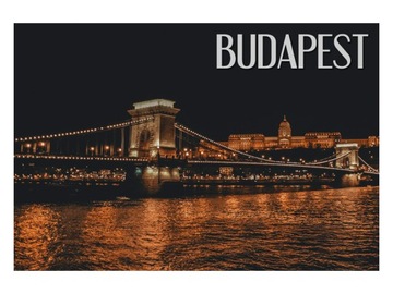 BUDAPESZT - Most Łańcuchowy - Magnes na lodówkę
