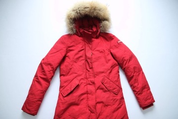 WOOLRICH__DAMSKA KURTKA PUCHOWA PARKA FUTRO__S