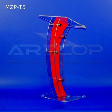 Mównica mobilna wodoodporna LEKKA MZP-T5 noga KOLOR