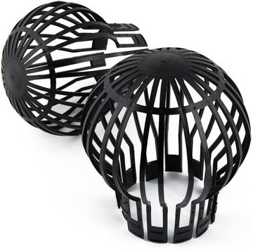 2 сетчатых фильтра-корзины для желобов на листьях