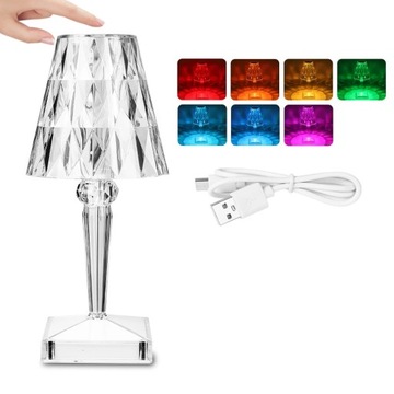 Светодиодная 3/7/16 цветов Хрустальная настольная лампа Роза Свет Романтическая алмазная атмосфера