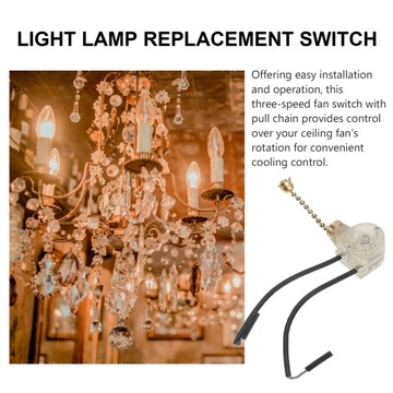 Потолочный вентилятор, выключатель света, цепочка на молнии.