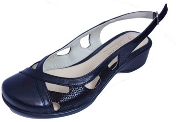co_s -30% SKÓRA sandał TĘGOŚĆ G XXXX 40 czarny