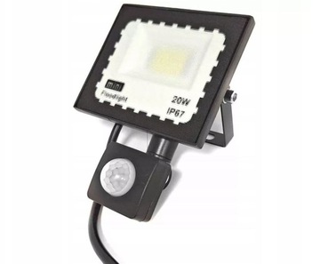 Halogen LED Z CZUJNIKIEM ruchu 20W naświetlacz IP66 REFLEKTOR