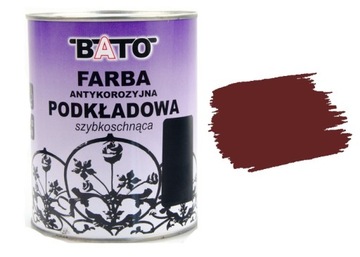Farba antykorozyjna PODKŁADOWA CZERWONY TLENKOWY 0,8L