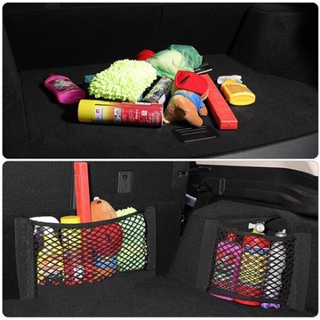 НАБОР СЕТОК В БАГАЖНИК АВТОМОБИЛЯ НА ЗАВИСКЕ, 4 ПРЕДМЕТА XXL.