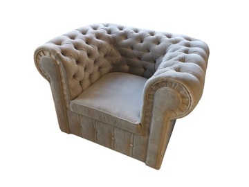 Fotel Chesterfield GLAMOUR Luksusowy