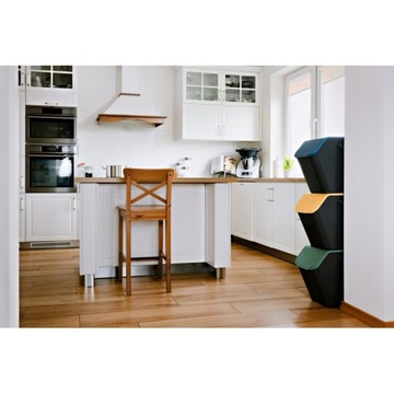 КОМПЛЕКТ 4 КОНТЕЙНЕРА ДЛЯ РАЗДЕЛЕНИЯ МУСОРА 4x25л