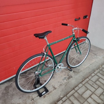 BALUMA Односкоростной городской велосипед Torpedo Bottle Green, размер 50